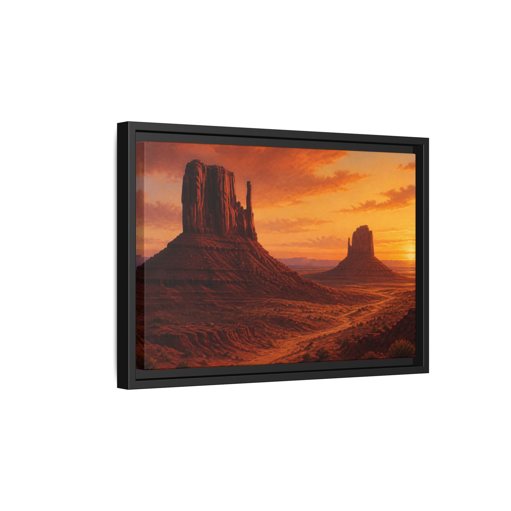Monument Valley Sunset Canvas Wall Art Print Ready to Hang