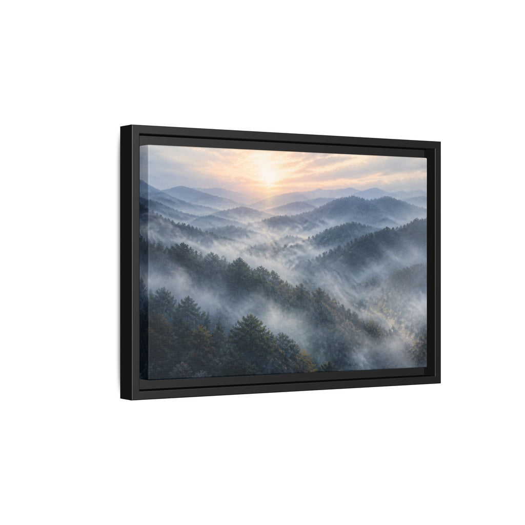 Smoky Mountains Mist Canvas Wall Art Print Ready to Hang