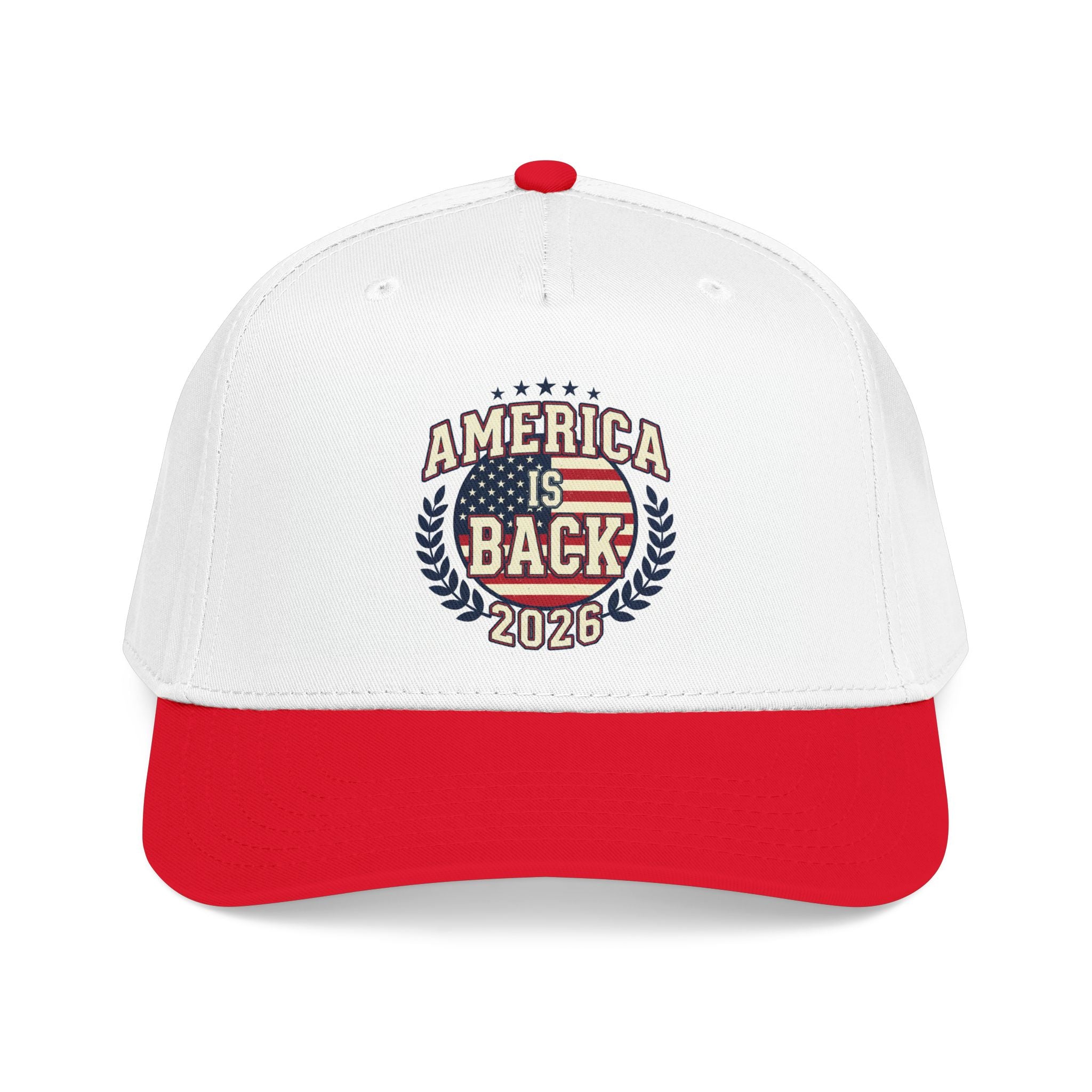 America Is Back 2026 Baseball Cap — Patriotic USA Election Trucker Hat