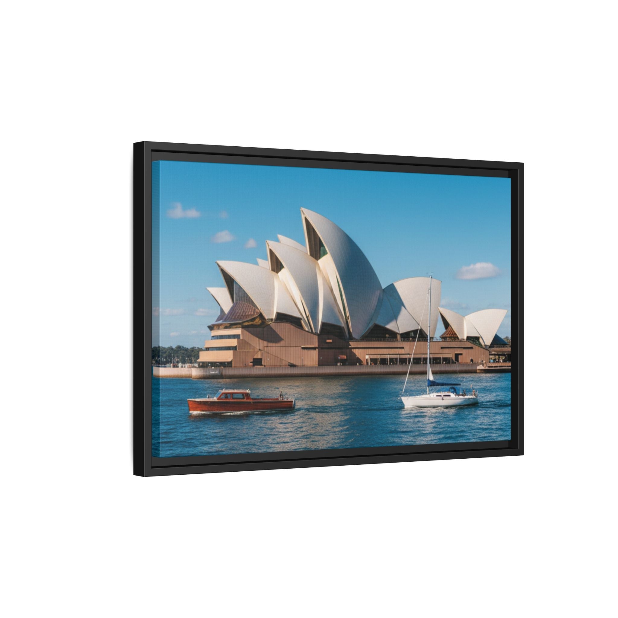 Australia Sydney Opera House Framed Canvas Print — Beautiful Picture