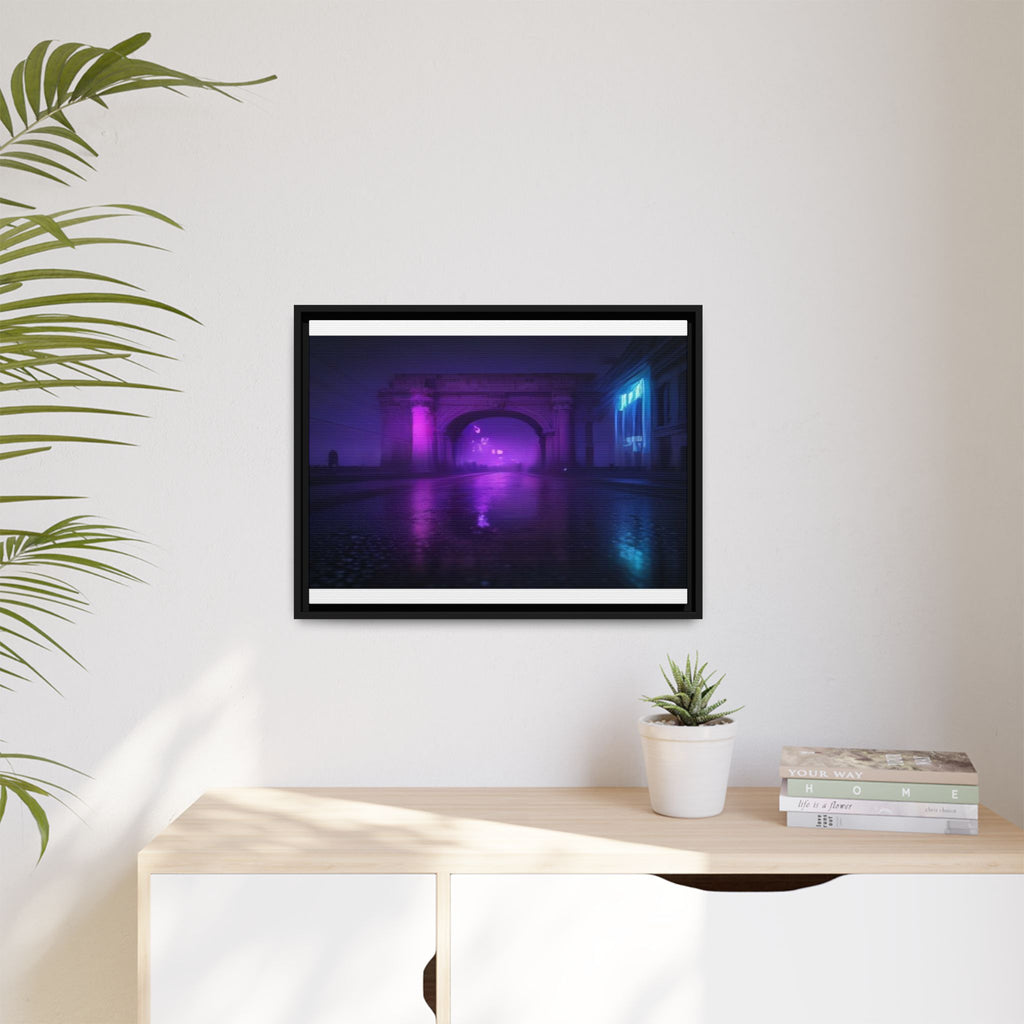 Rome Night Canvas Wall Art Print Ready to Hang