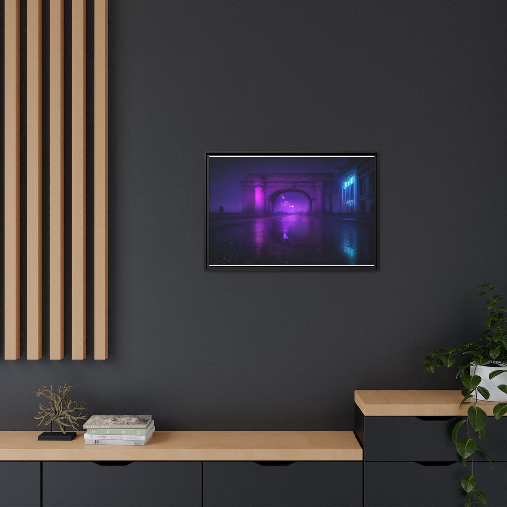 Rome Night Canvas Wall Art Print Ready to Hang