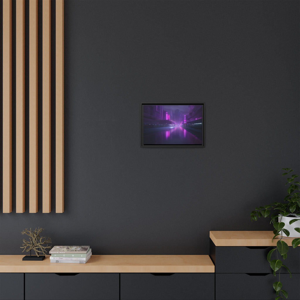 Las Vegas Neon Night Canvas Wall Art Print Ready to Hang