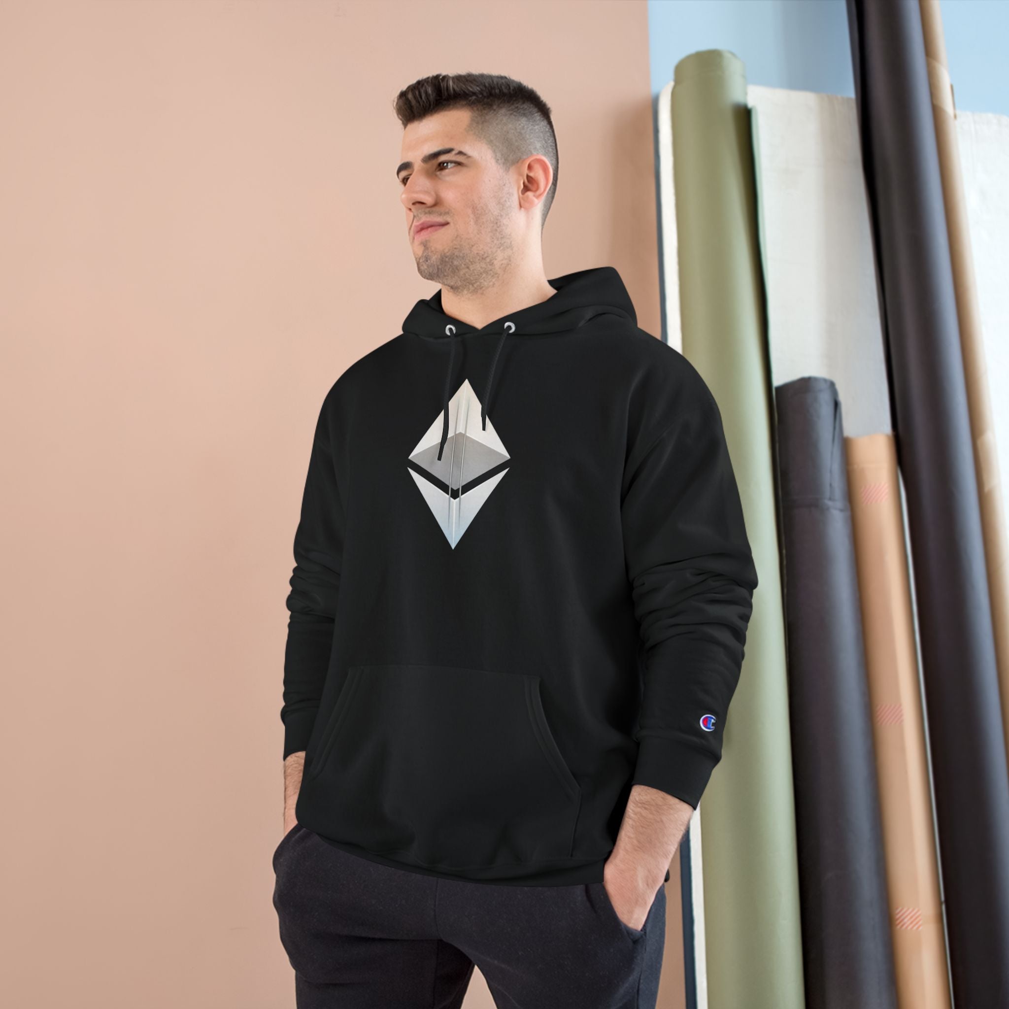 Ethereum Hoodie — Electric Ethereum Logo Pullover