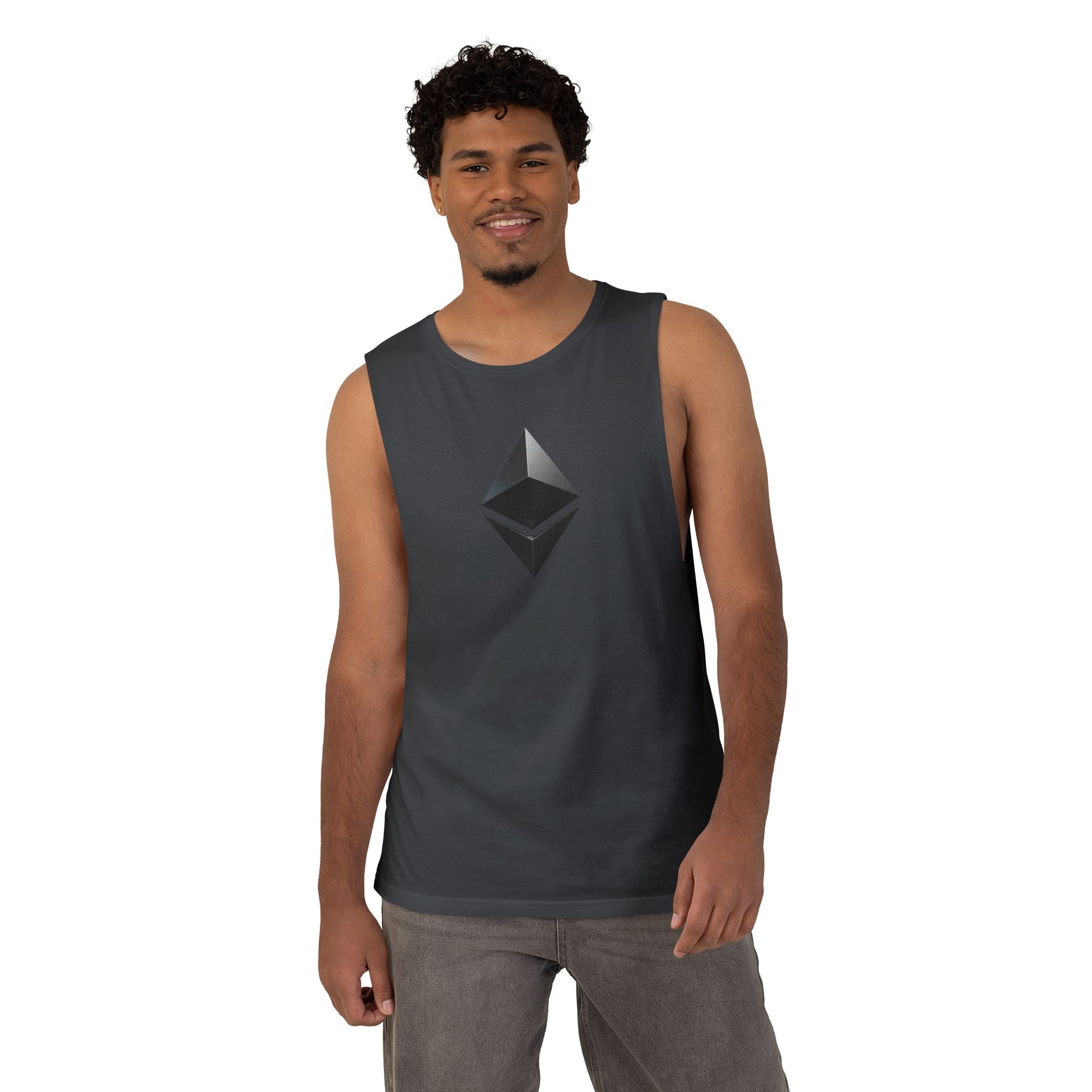 Ethereum Symbol Tank Top — Crypto Logo Sleeveless Shirt