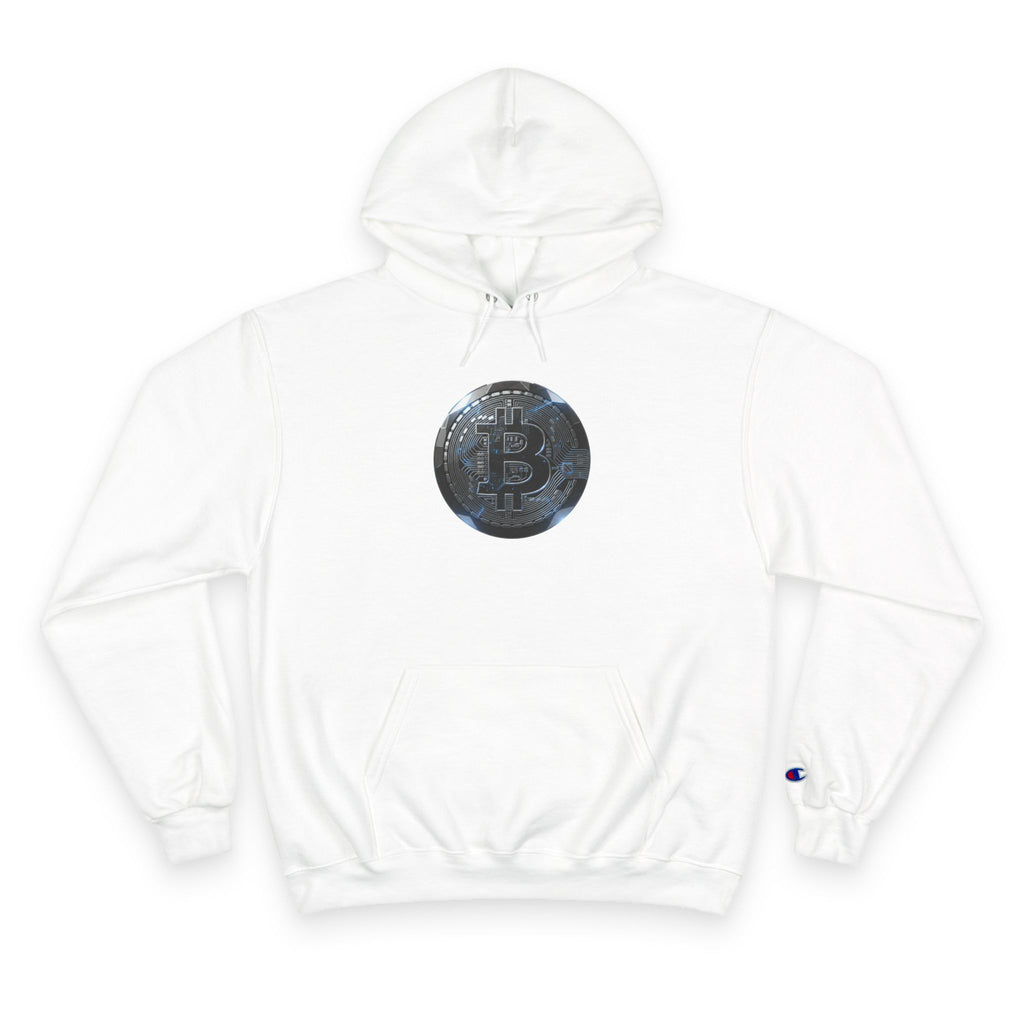 Bitcoin Coin Hoodie — Crypto Logo Champion Hoodie
