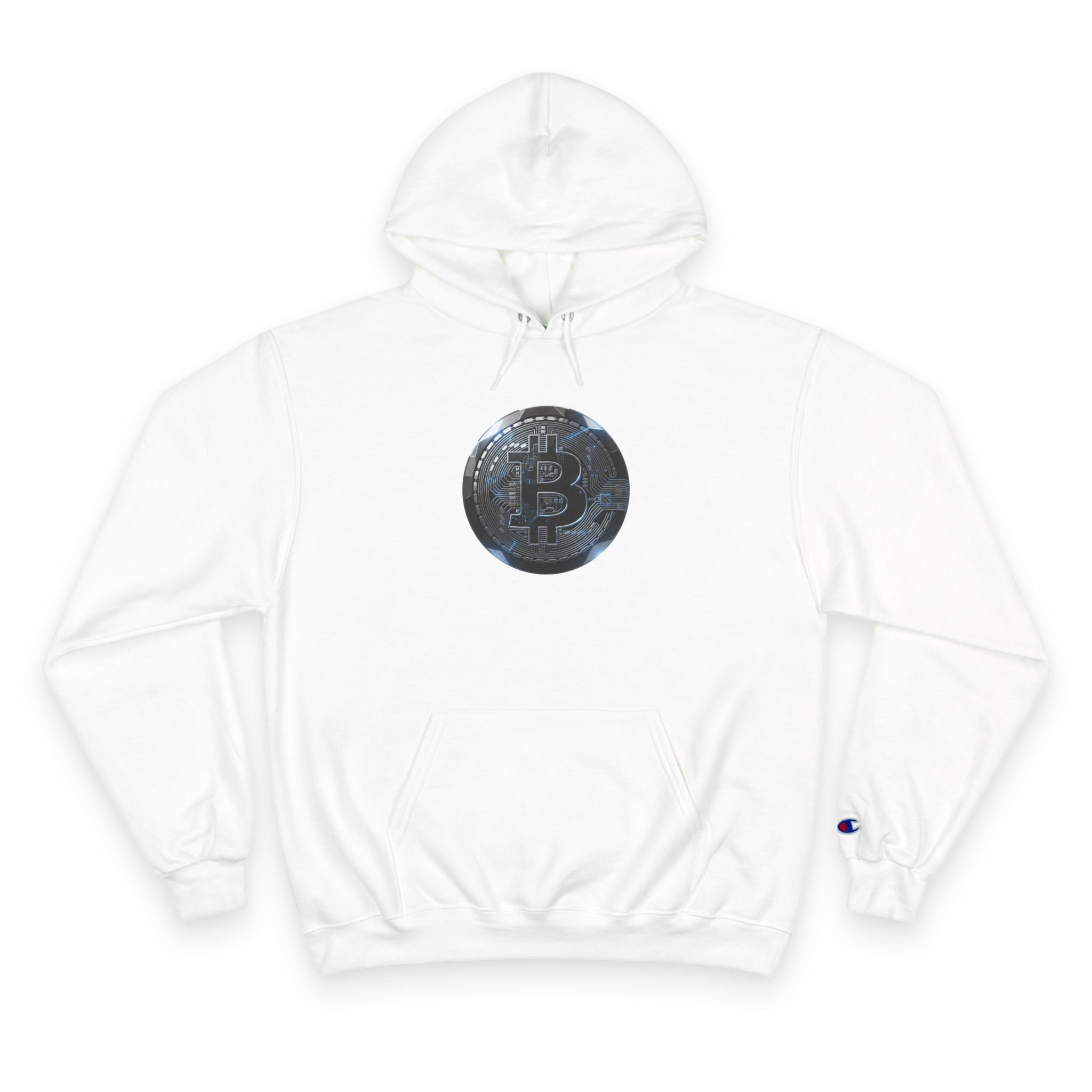 Bitcoin Coin Hoodie — Crypto Logo Champion Hoodie