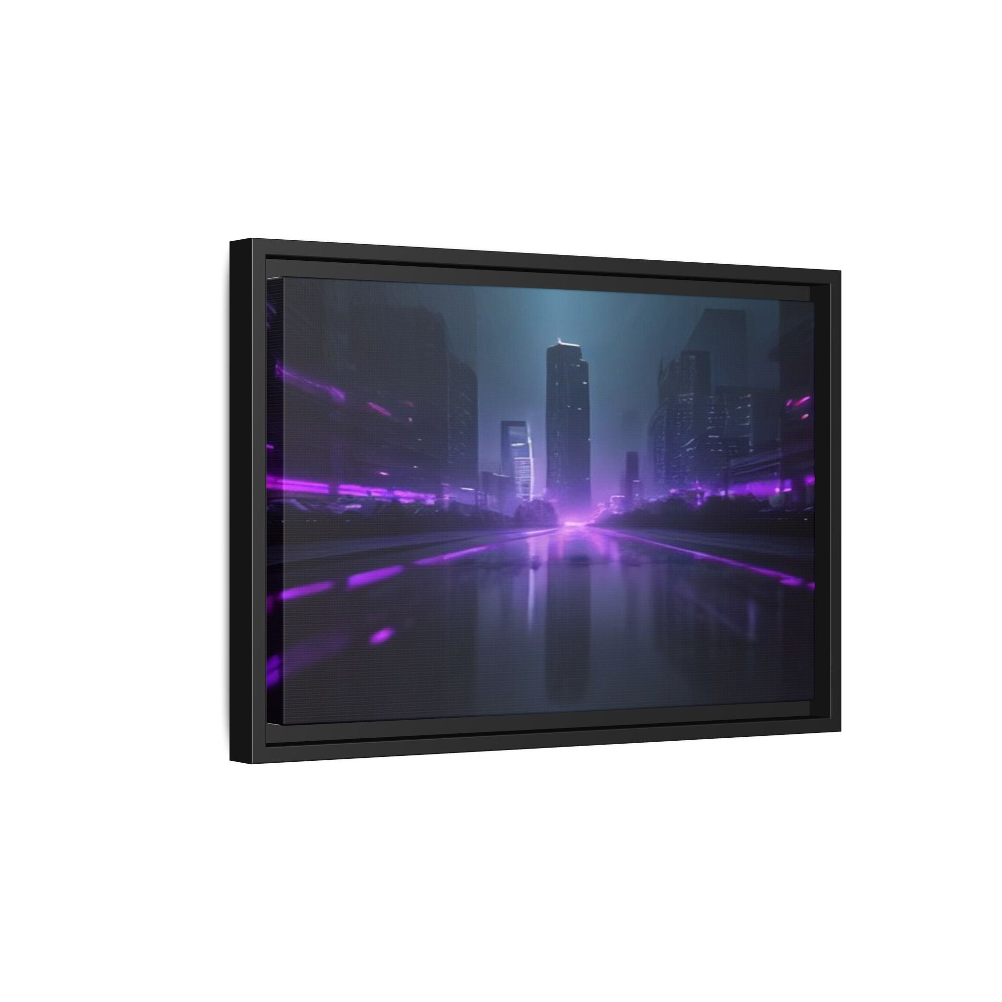 Los Angeles Night Canvas Wall Art Print Ready to Hang