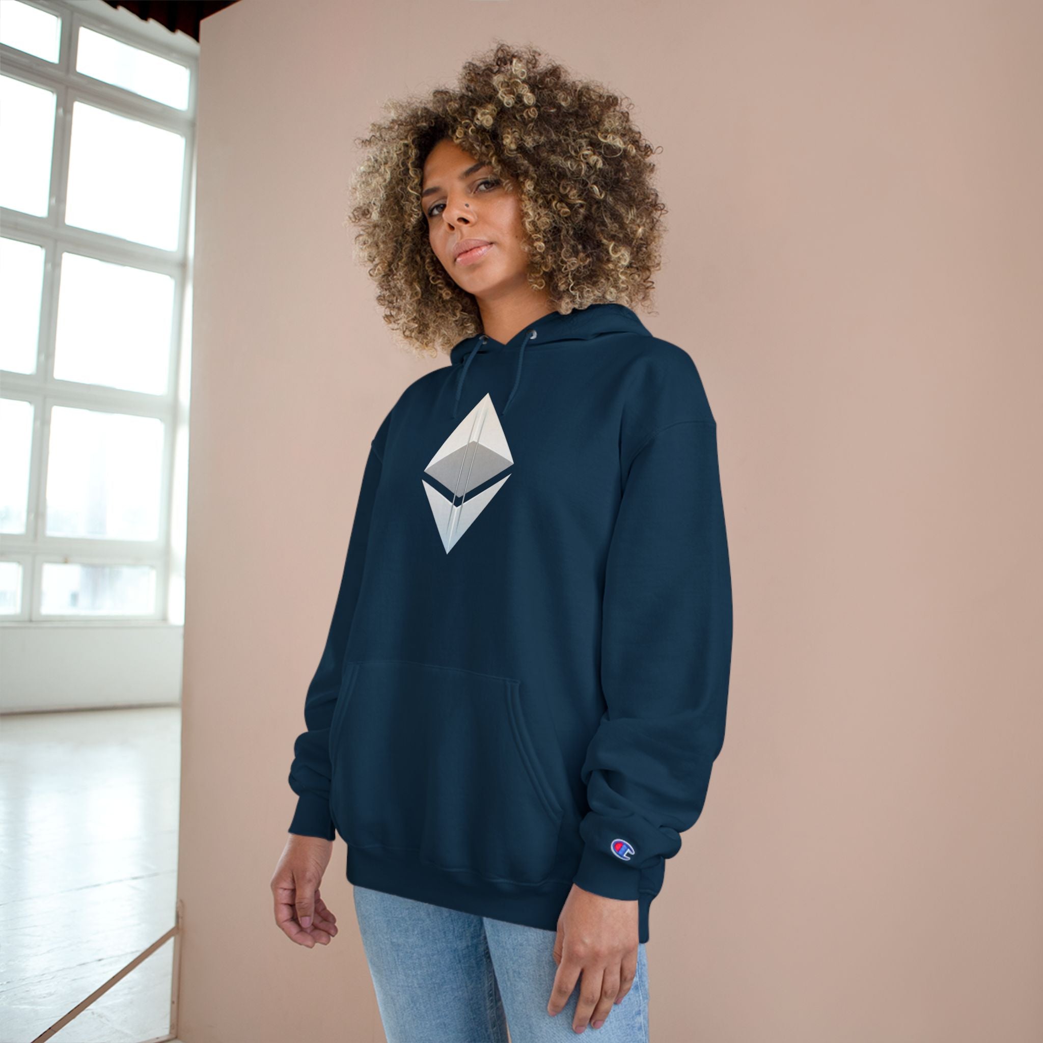 Ethereum Hoodie — Electric Ethereum Logo Pullover