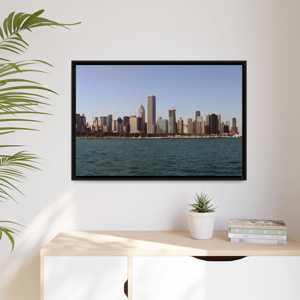 Chicago Skyline Canvas Wall Art Print Ready to Hang Cityscape