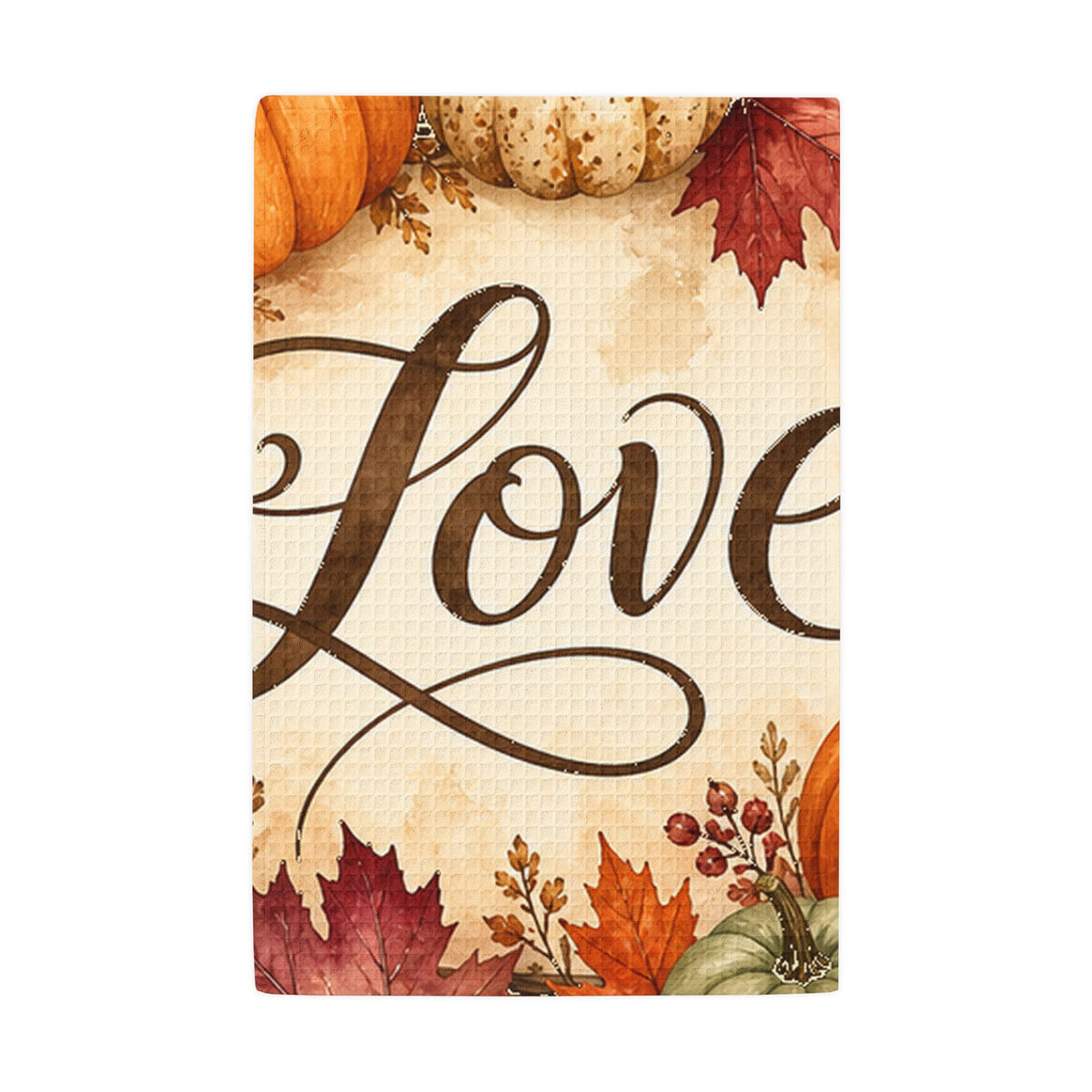 Autumn Pumpkin Love Bath Hand Towel Soft Guest Towel Fall Halloween Thanksgiving Gift