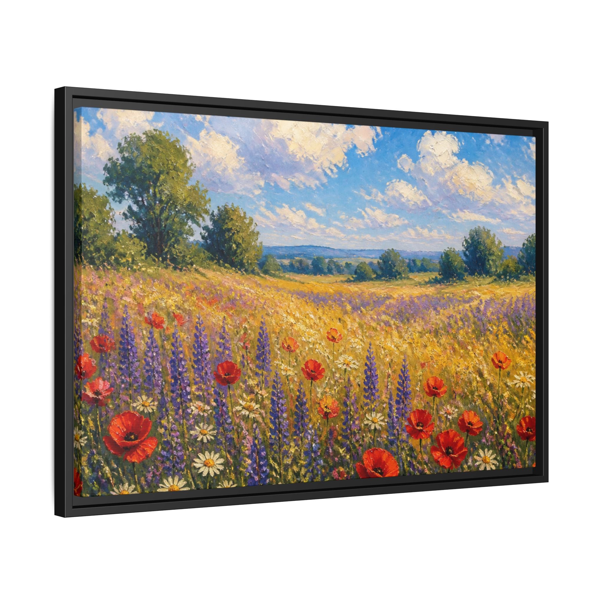 Wildflower Meadow Canvas Wall Art Print Ready to Hang