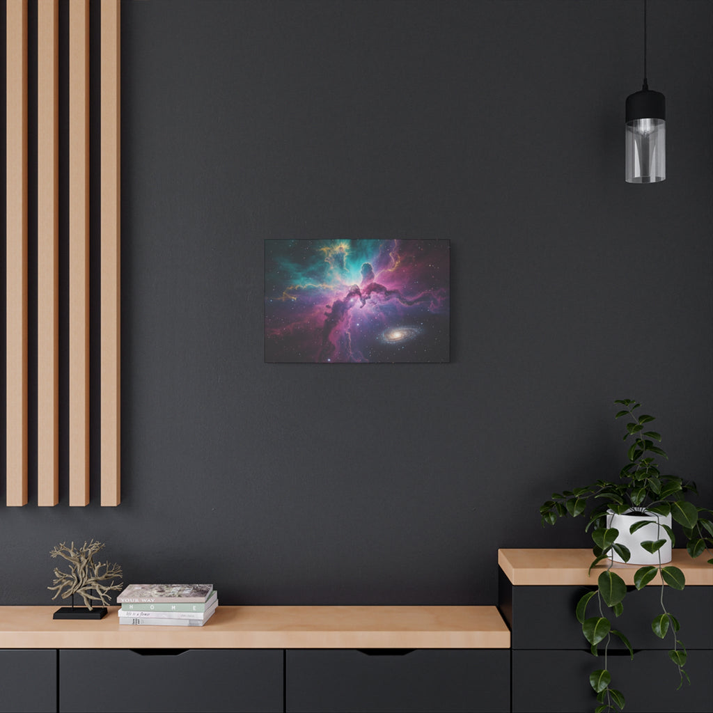 Galaxy Nebula Universe Print — Stretched Space Wall Art (1.25" Depth)