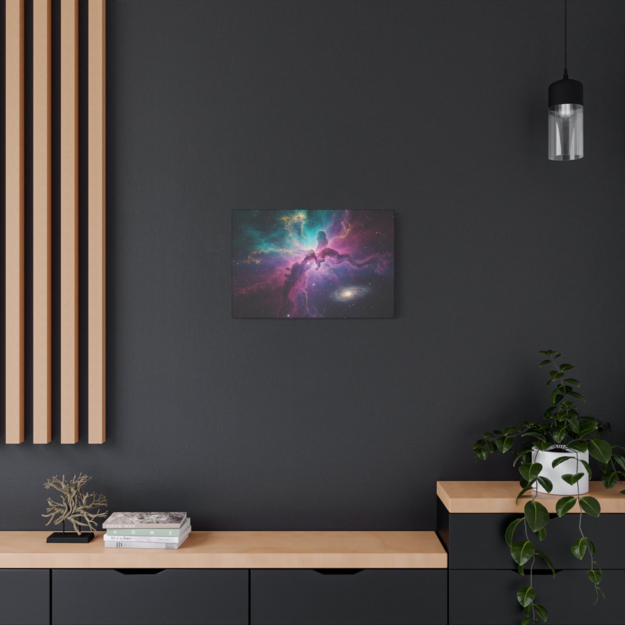 Galaxy Nebula Universe Print — Stretched Space Wall Art (1.25" Depth)