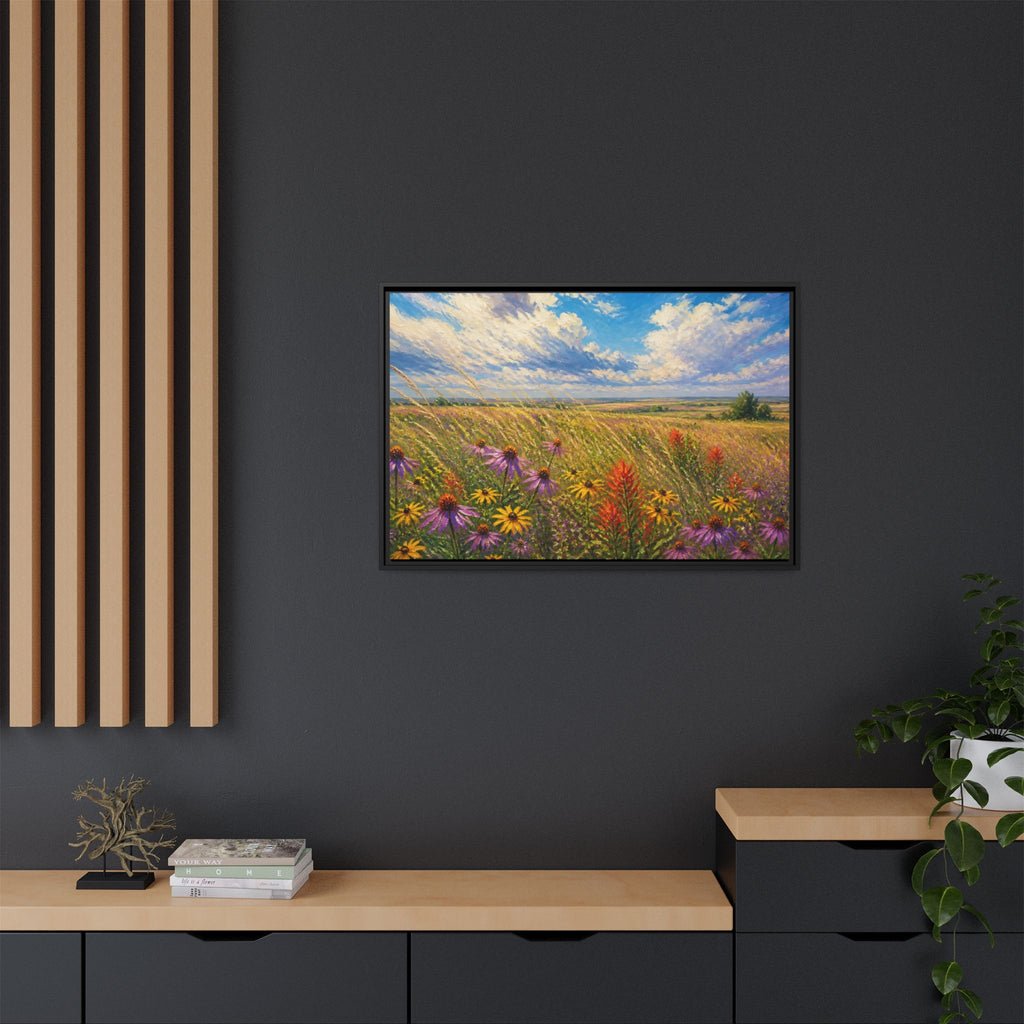 Prairie Bloom Canvas Wall Art Print Ready to Hang