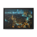 Barcelona Night Canvas Wall Art Print Ready to Hang
