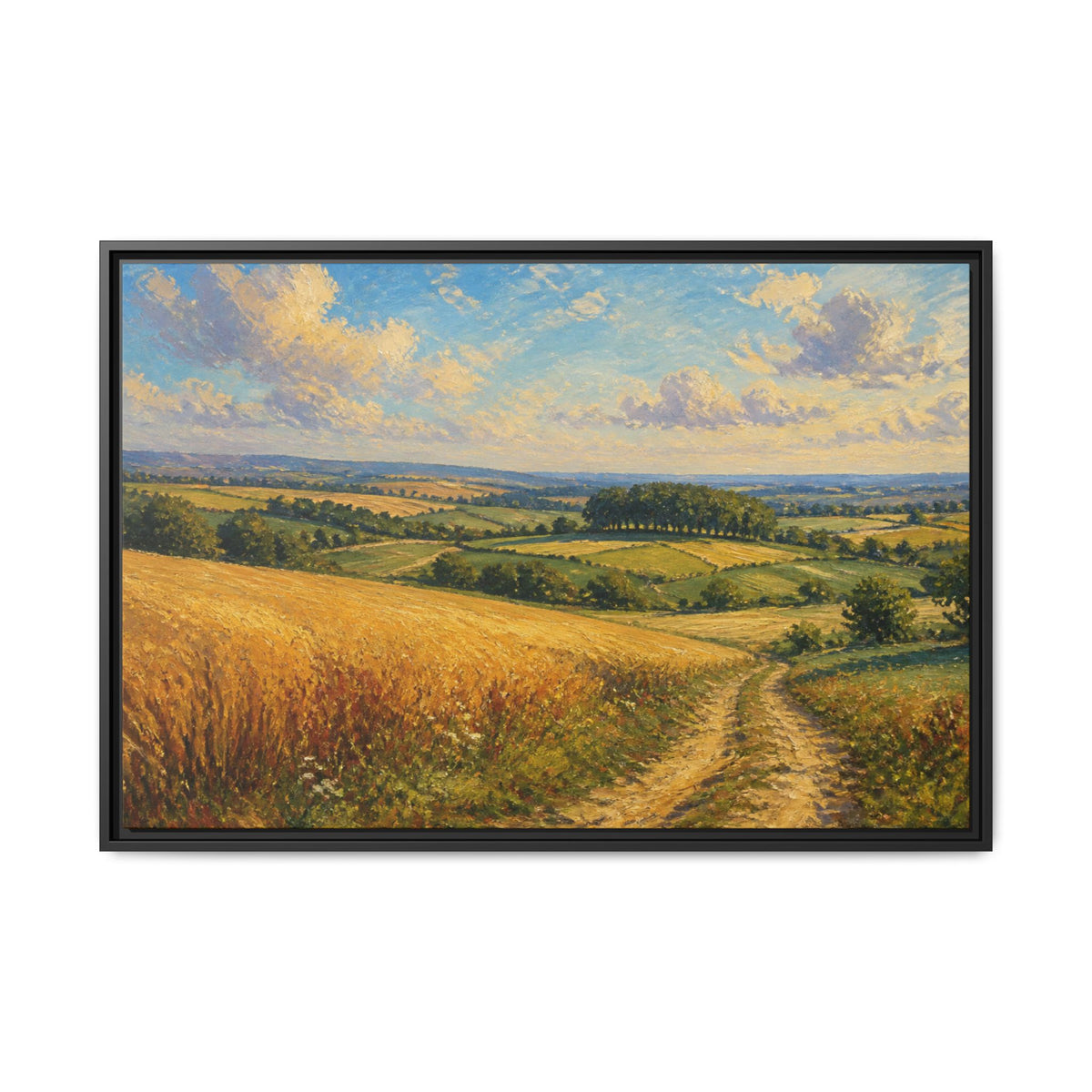 Rolling Countryside Canvas Wall Art Print Ready to Hang