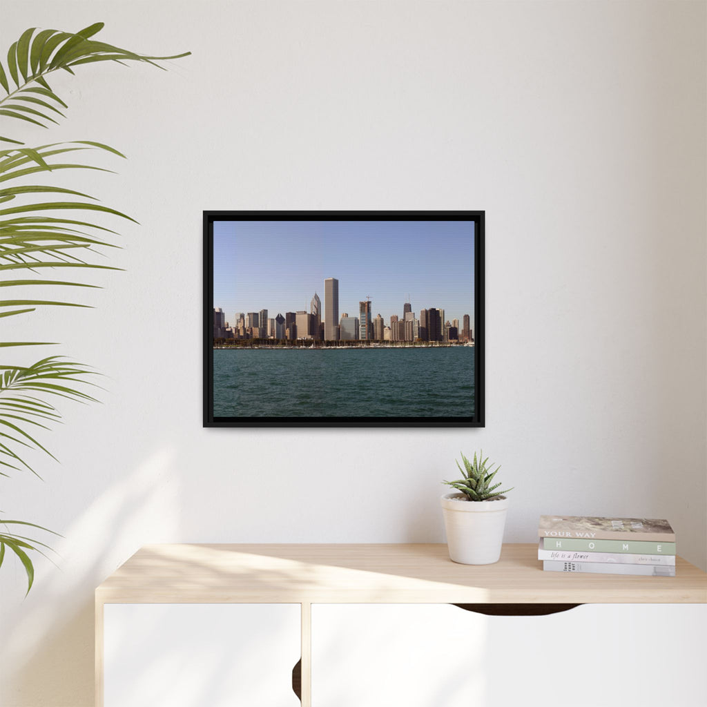 Chicago Skyline Canvas Wall Art Print Ready to Hang Cityscape