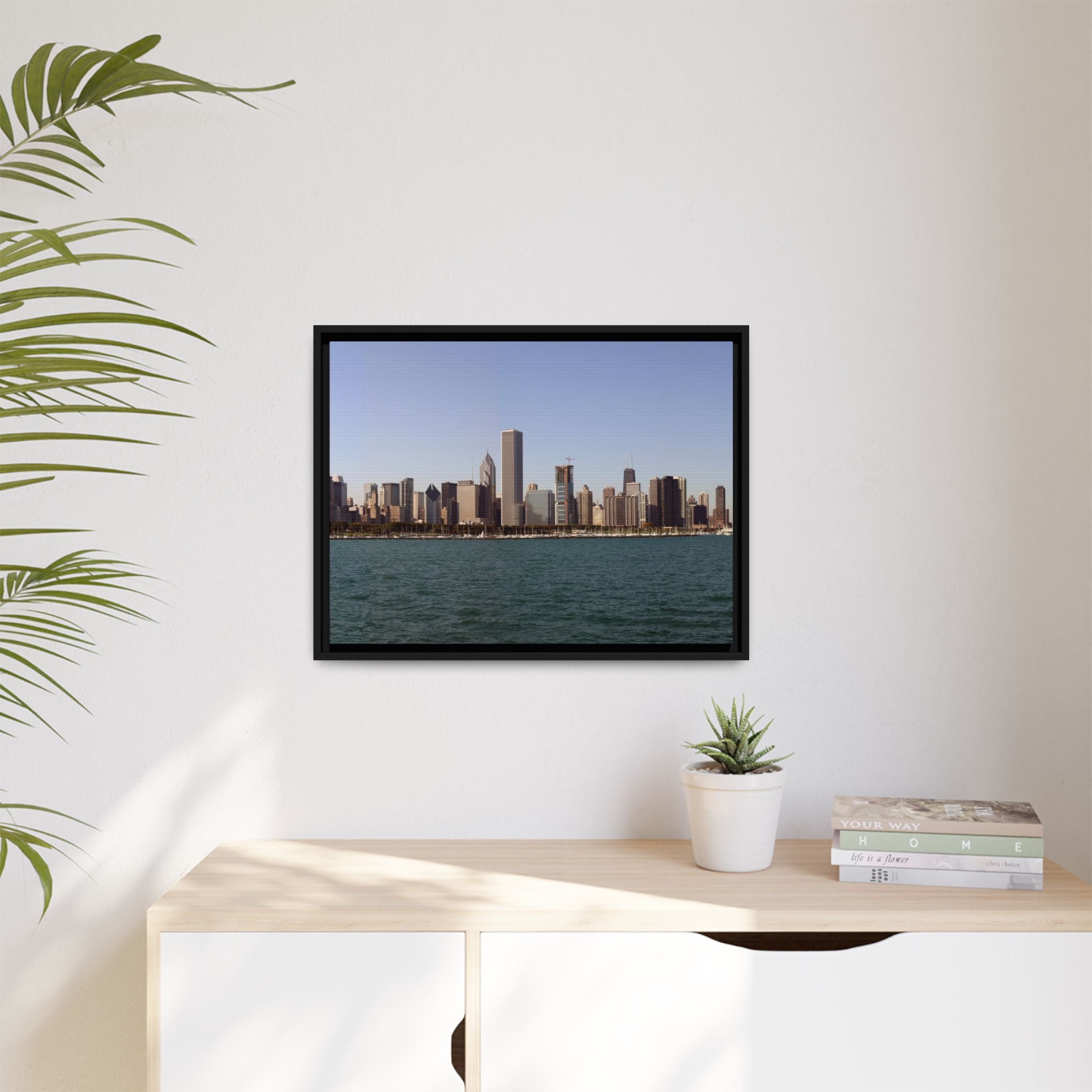 Chicago Skyline Canvas Wall Art Print Ready to Hang Cityscape