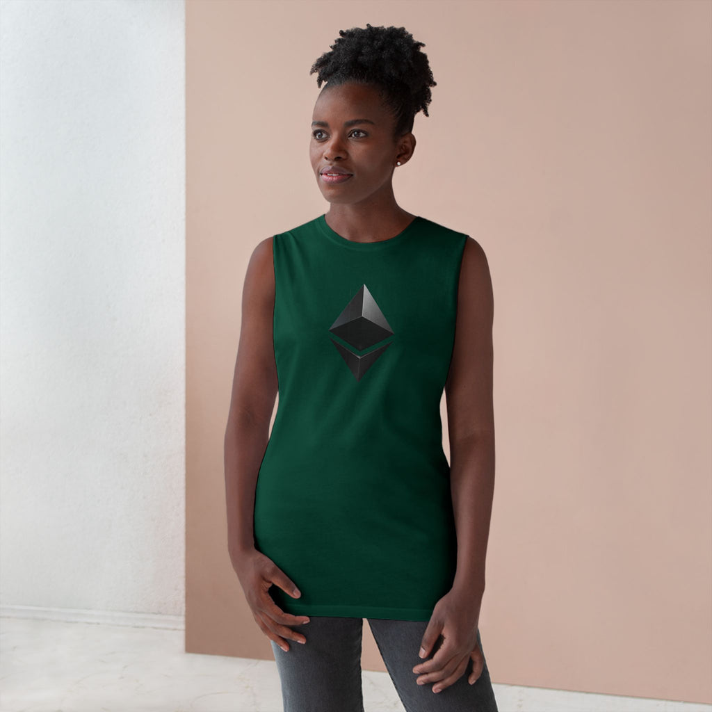 Ethereum Symbol Tank Top — Crypto Logo Sleeveless Shirt