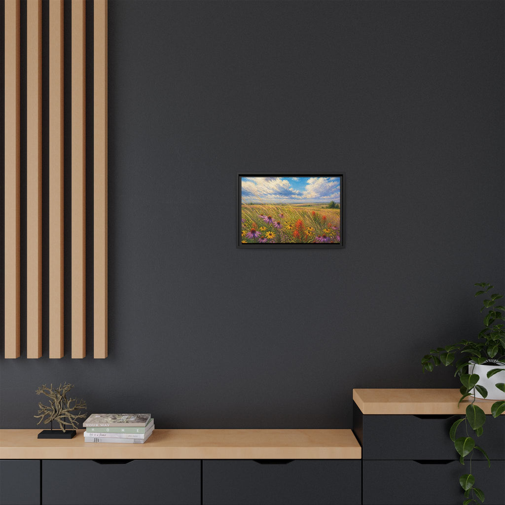 Prairie Bloom Canvas Wall Art Print Ready to Hang