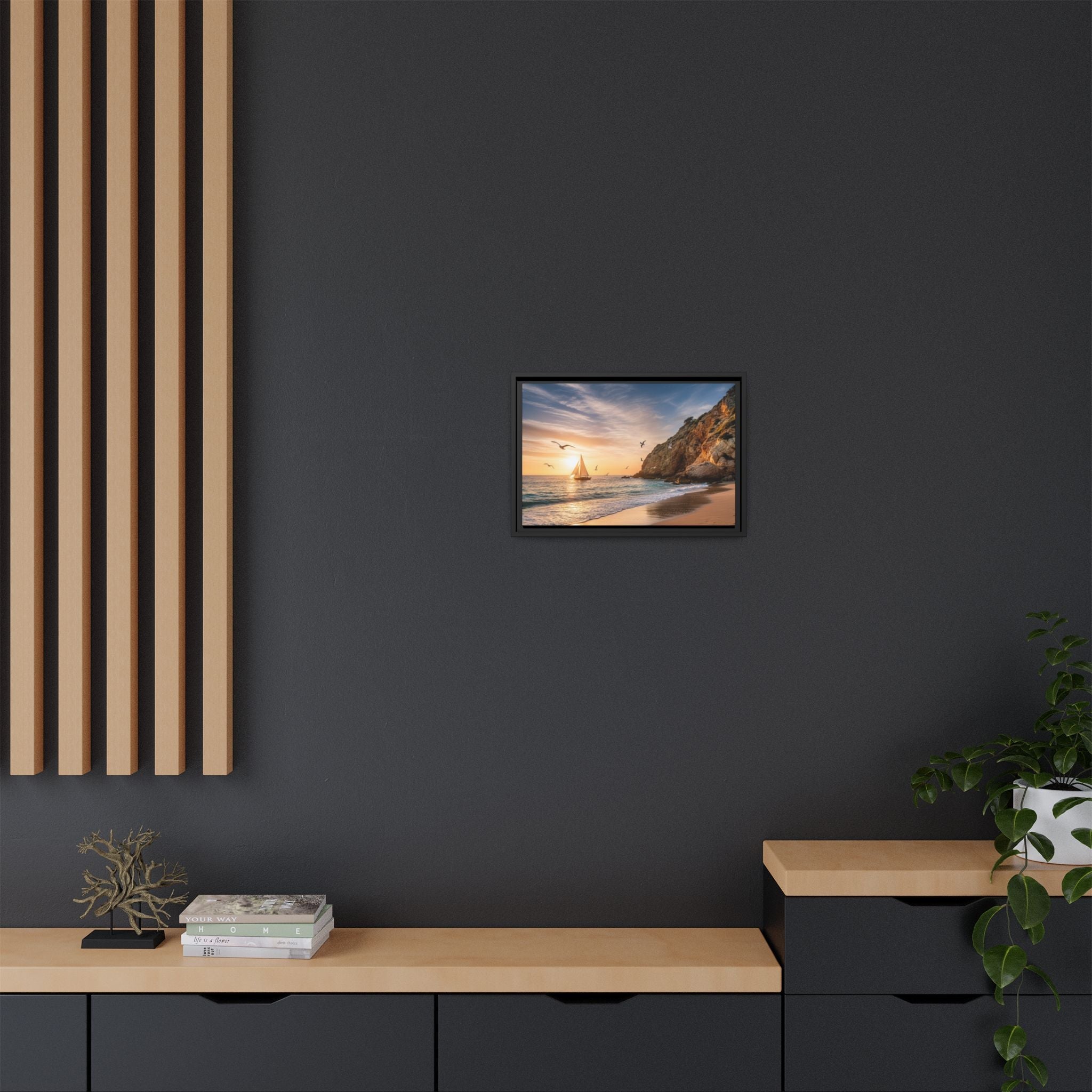 Sunset Sail Beach Landscape - Stunning Image!