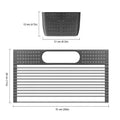 Dish Drainer Over Sink For Kitchen Organizer Multi-Use Roll-up Drying Foldable Rack Fruit Vegetable Meat Mat