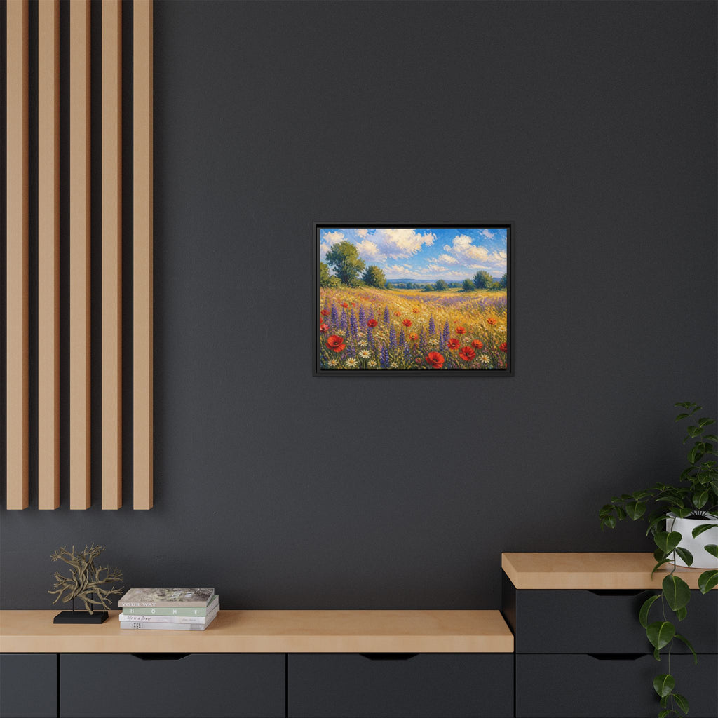 Wildflower Meadow Canvas Wall Art Print Ready to Hang