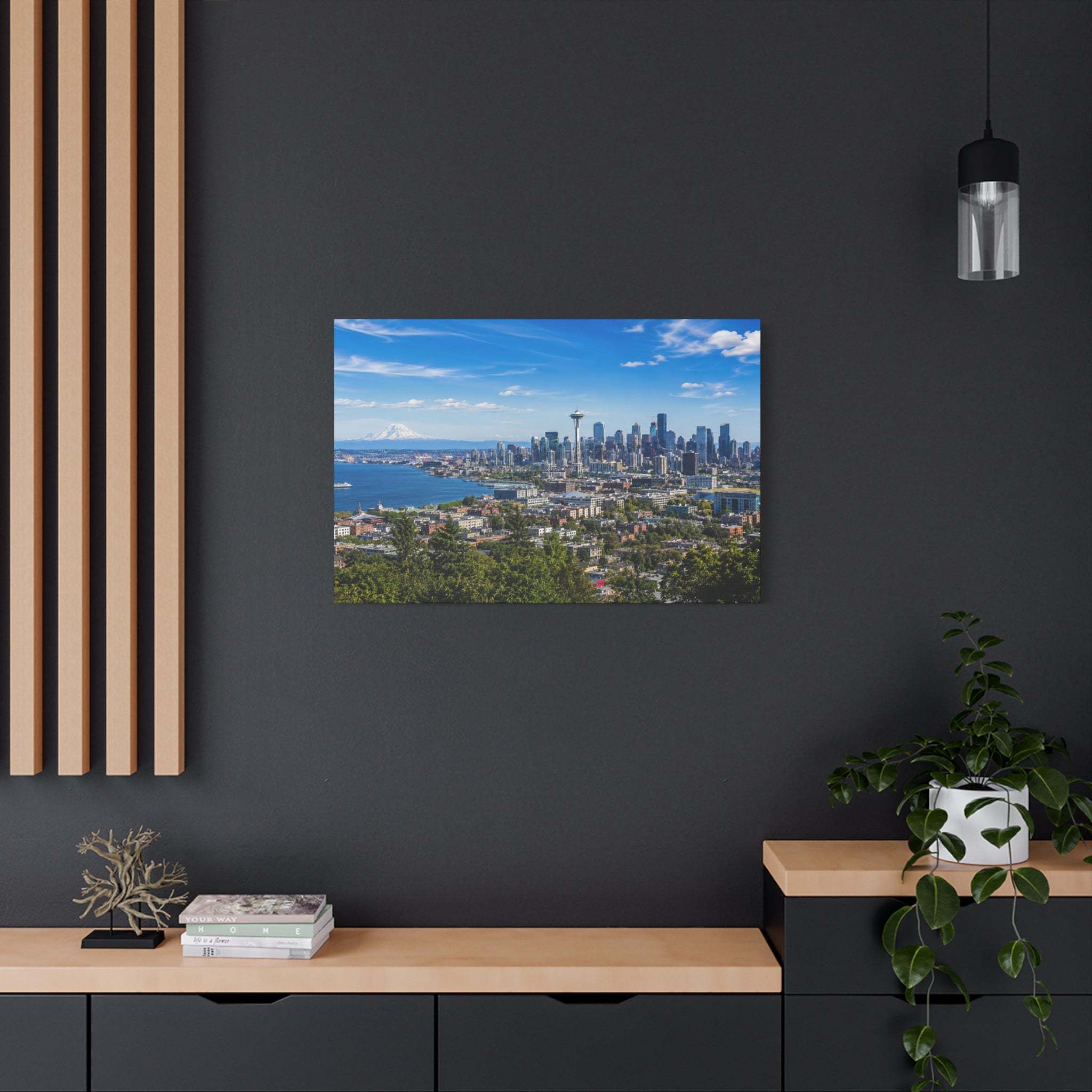 Seattle Skyline Matte Canvas Print — Space Needle - Stunning