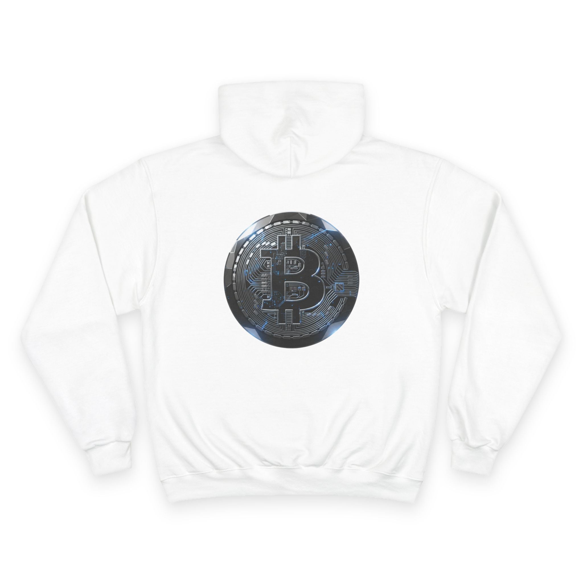 Bitcoin Coin Hoodie — Crypto Logo Champion Hoodie