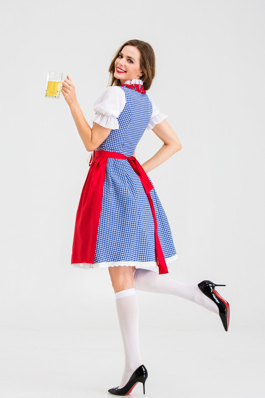 Halloween cosplay maid costume bar work costume