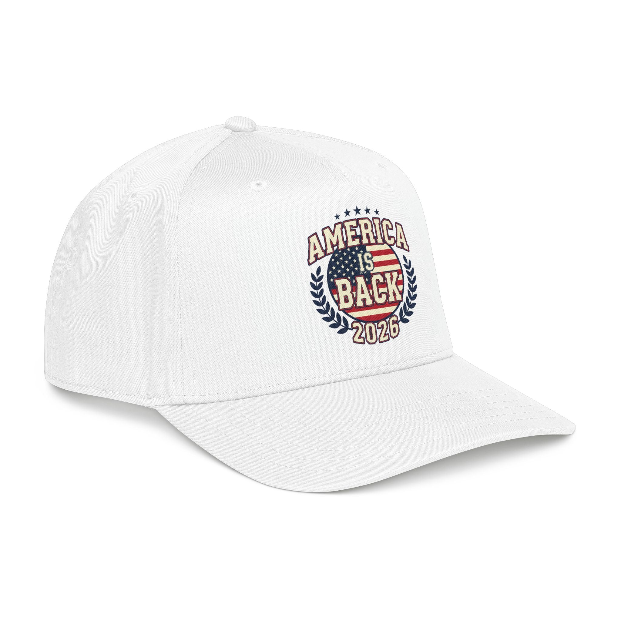 America Is Back 2026 Baseball Cap — Patriotic USA Election Trucker Hat