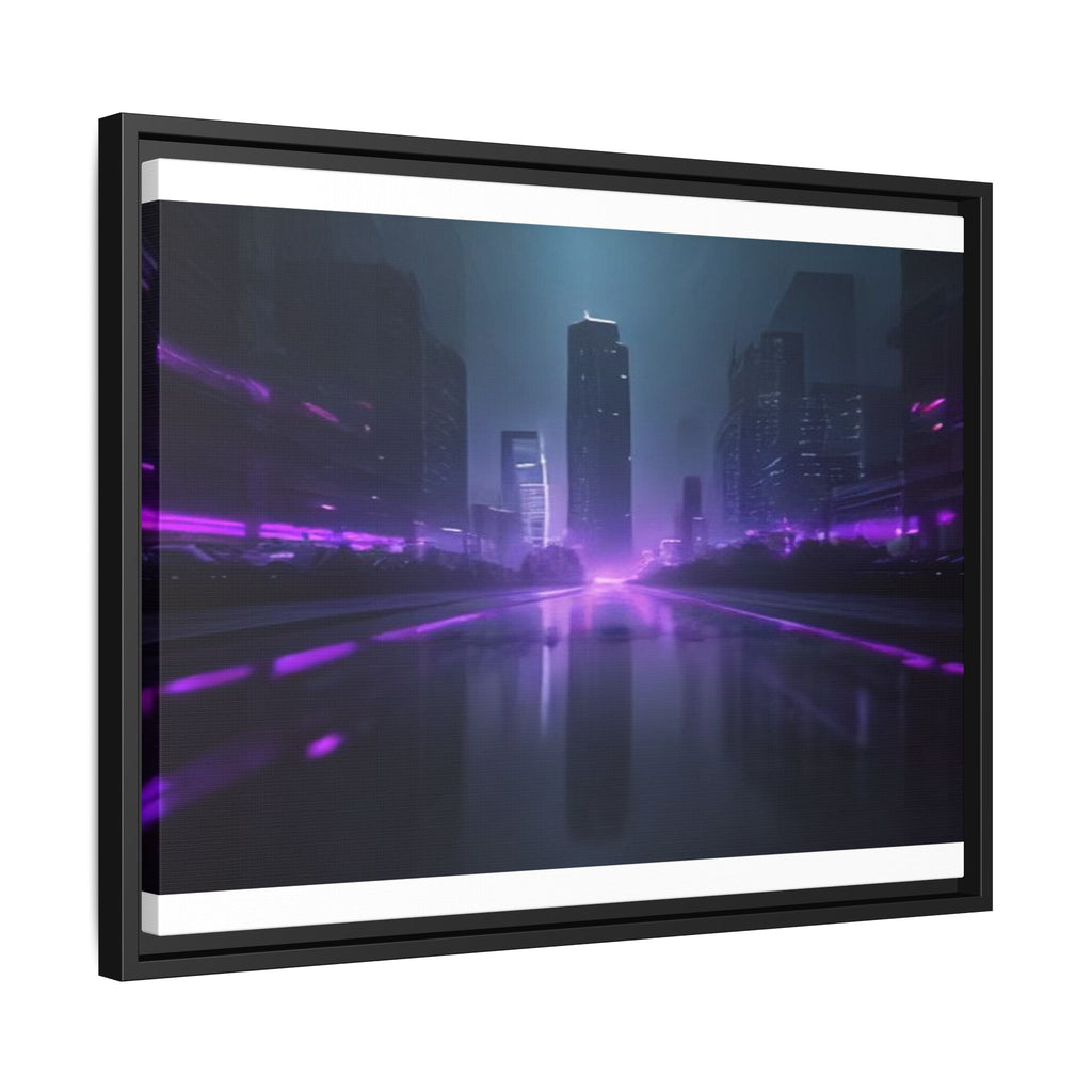 Los Angeles Night Canvas Wall Art Print Ready to Hang