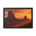 Monument Valley Sunset Canvas Wall Art Print Ready to Hang