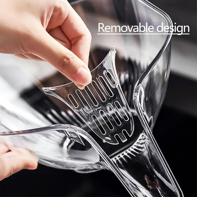 Fruit Vegetable Sink Drain Strainer Multifunctional Organizer Container Rice Bowl Colander Sink Washing Basket Home Organizer