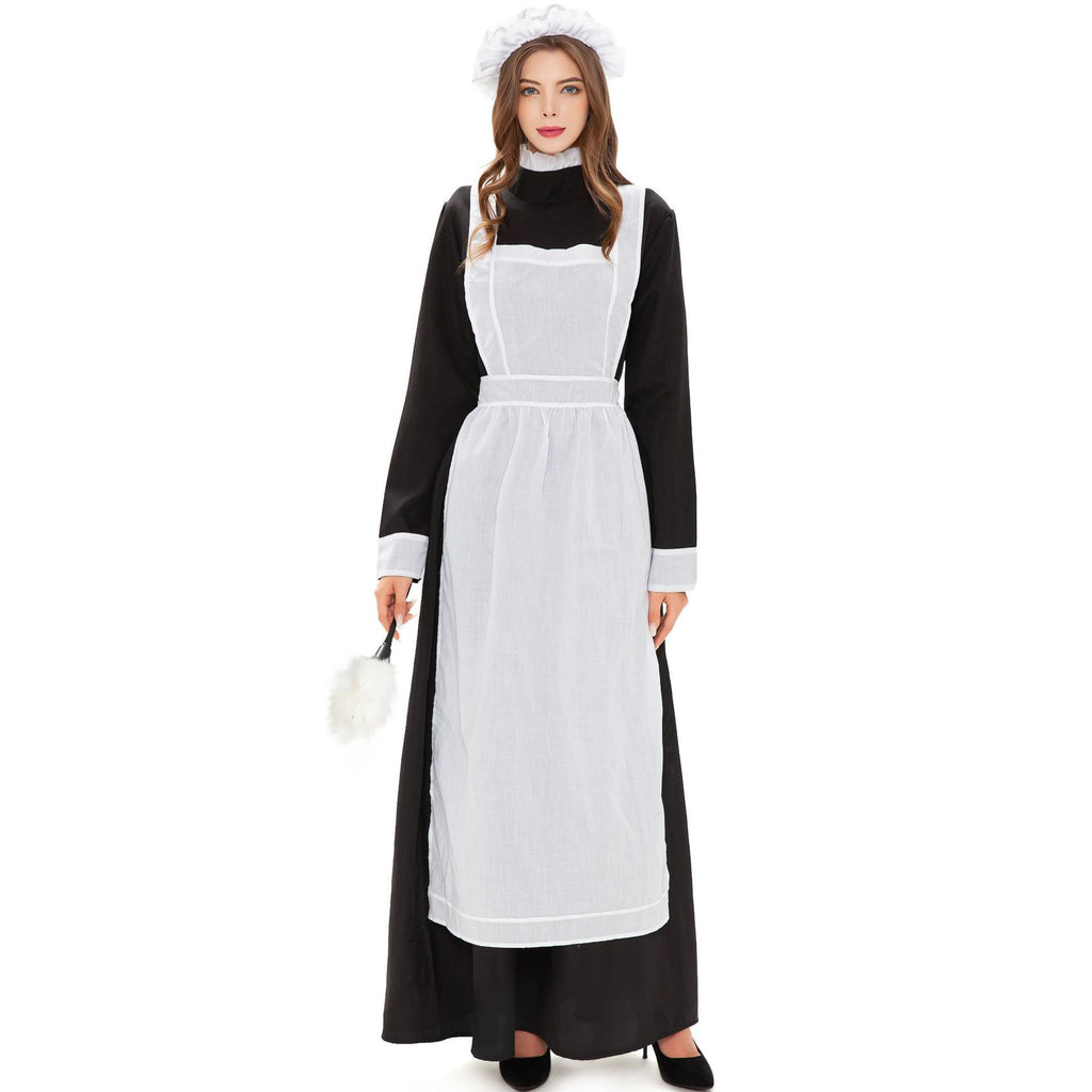 Halloween costume cosplay maid dress