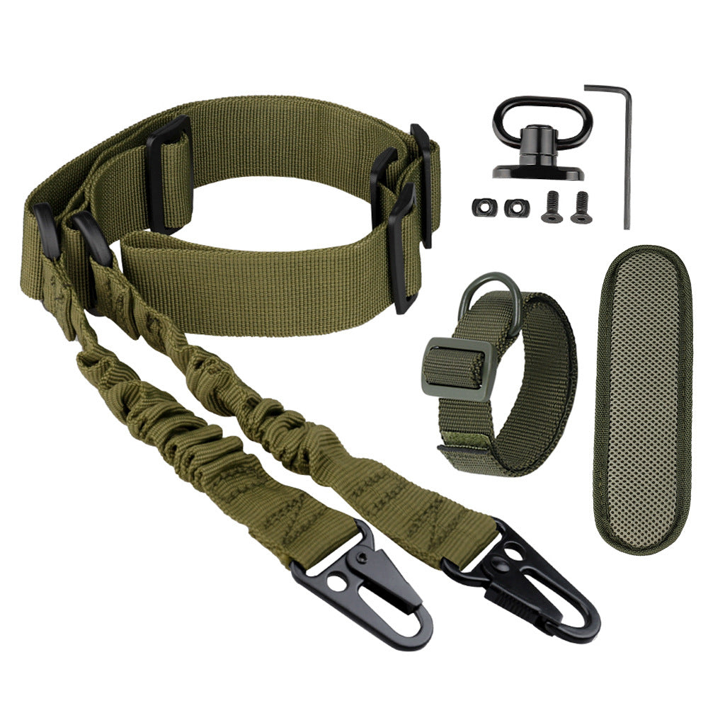 Ordinary Double Point Rope Suit CS Nylon Tactical Strap Cross Body Nylon Tactical