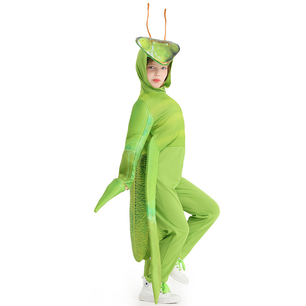 Funny Halloween Kids Animal Role Play Cosplay Costume Mantis Costume