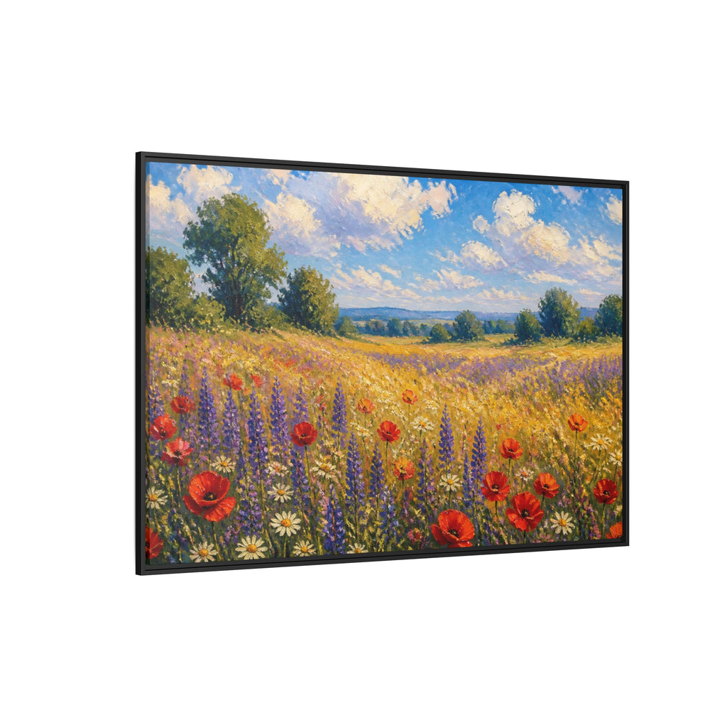 Wildflower Meadow Canvas Wall Art Print Ready to Hang