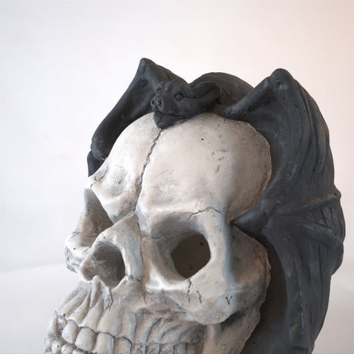 Fire Pit Demon Skull Gas Log For Ventless Vent Free, Propane, Gel, Ethanol