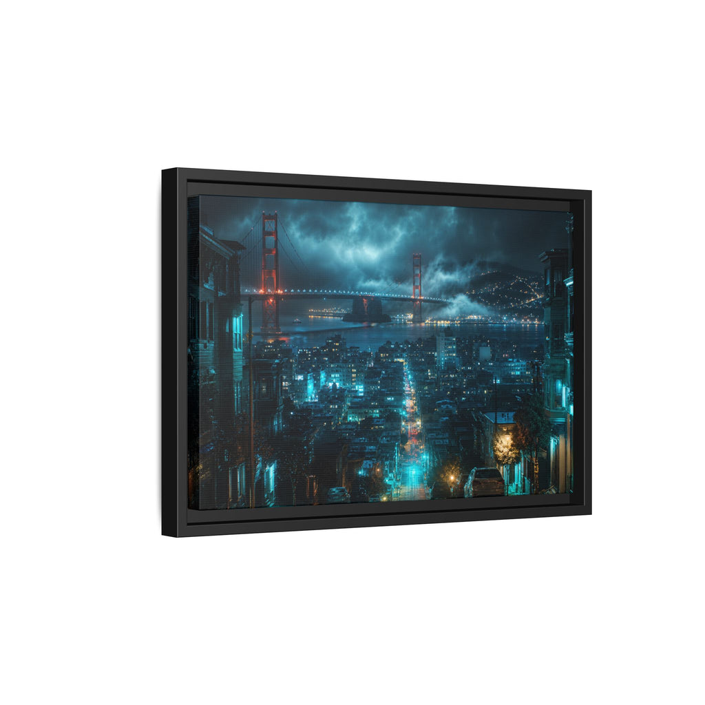 San Francisco Night Canvas Wall Art Print Ready to Hang