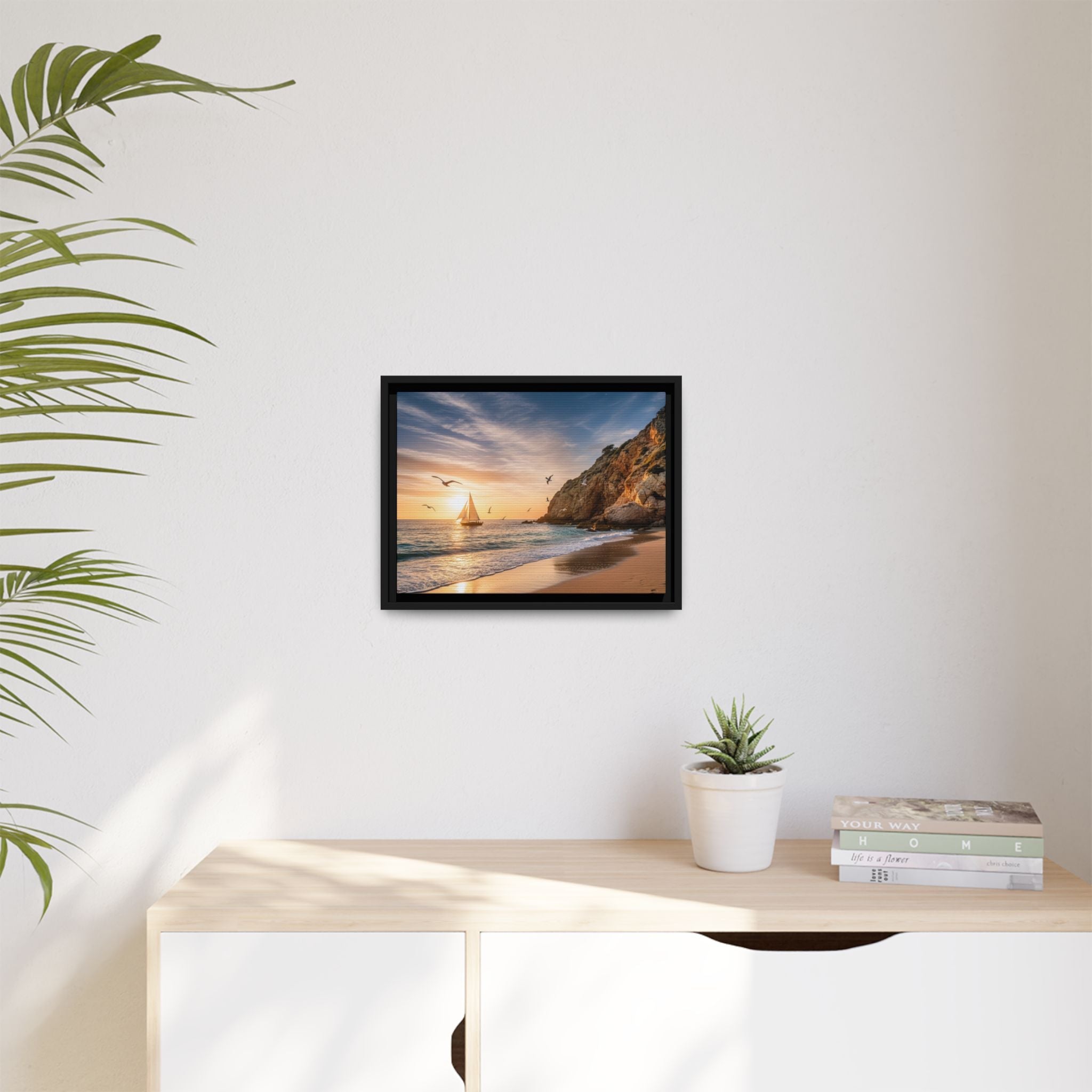 Sunset Sail Beach Landscape - Stunning Image!