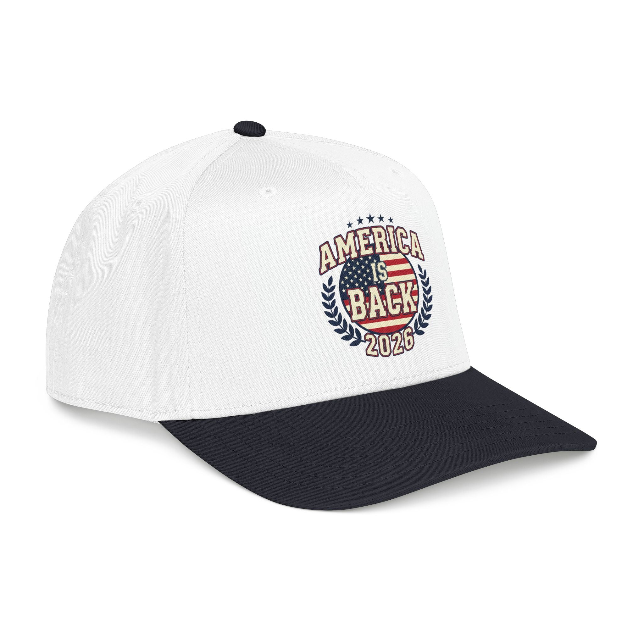 America Is Back 2026 Baseball Cap — Patriotic USA Election Trucker Hat