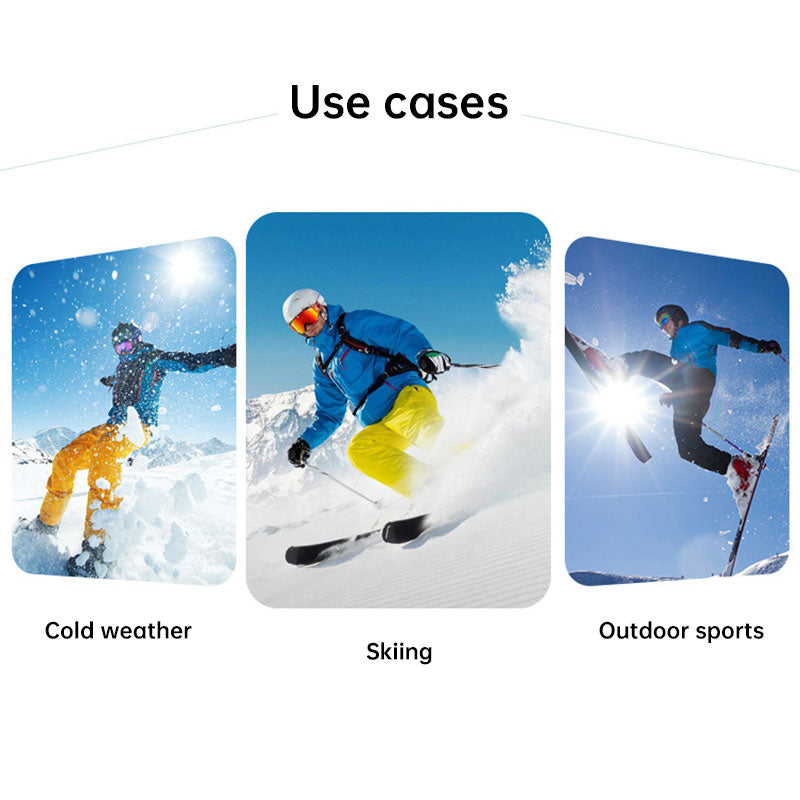 Thermal Merino Wool Socks for Skiing & Hiking - Warm, Moisture-Wicking, Anti-Slip for Men & Women