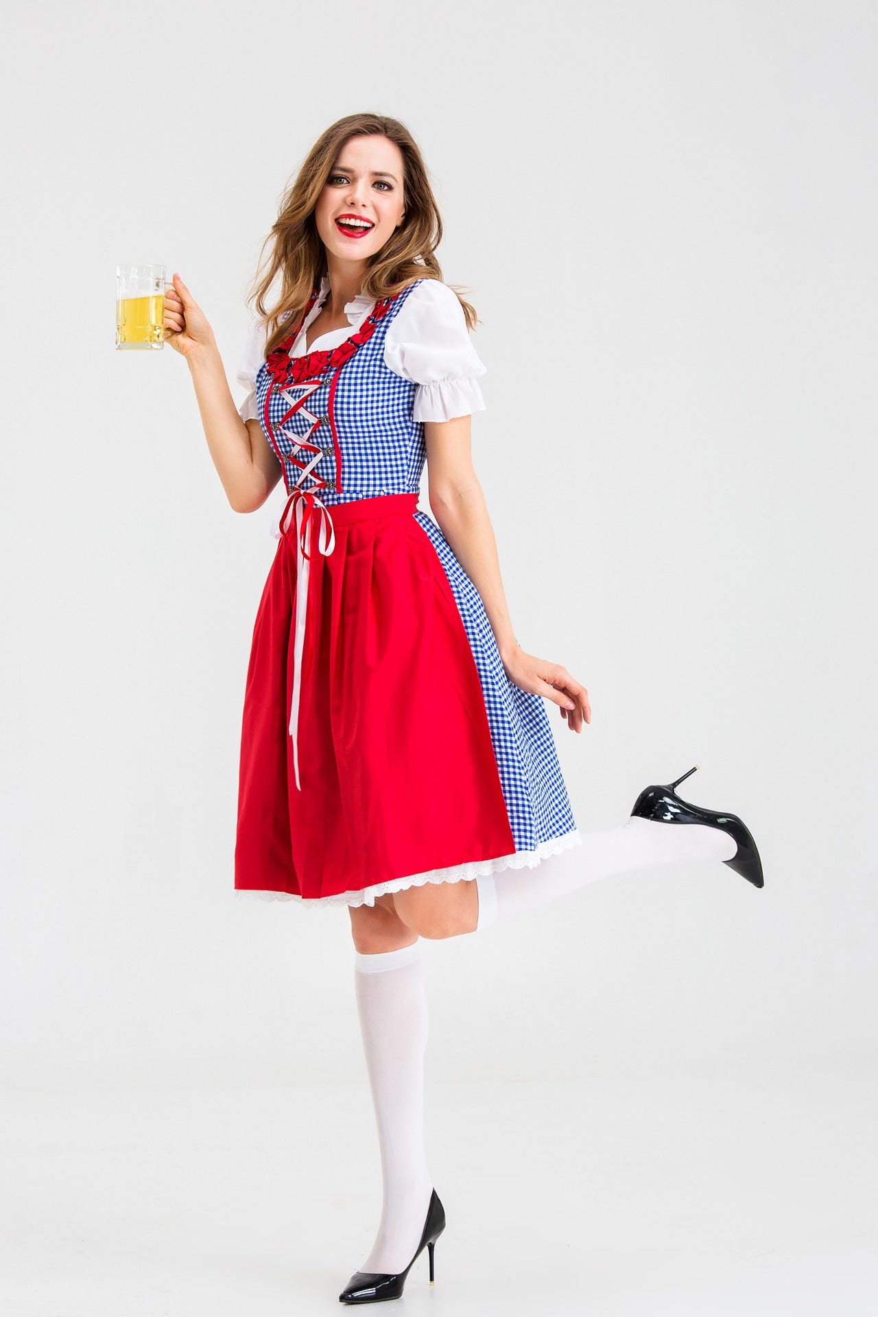 Halloween cosplay maid costume bar work costume