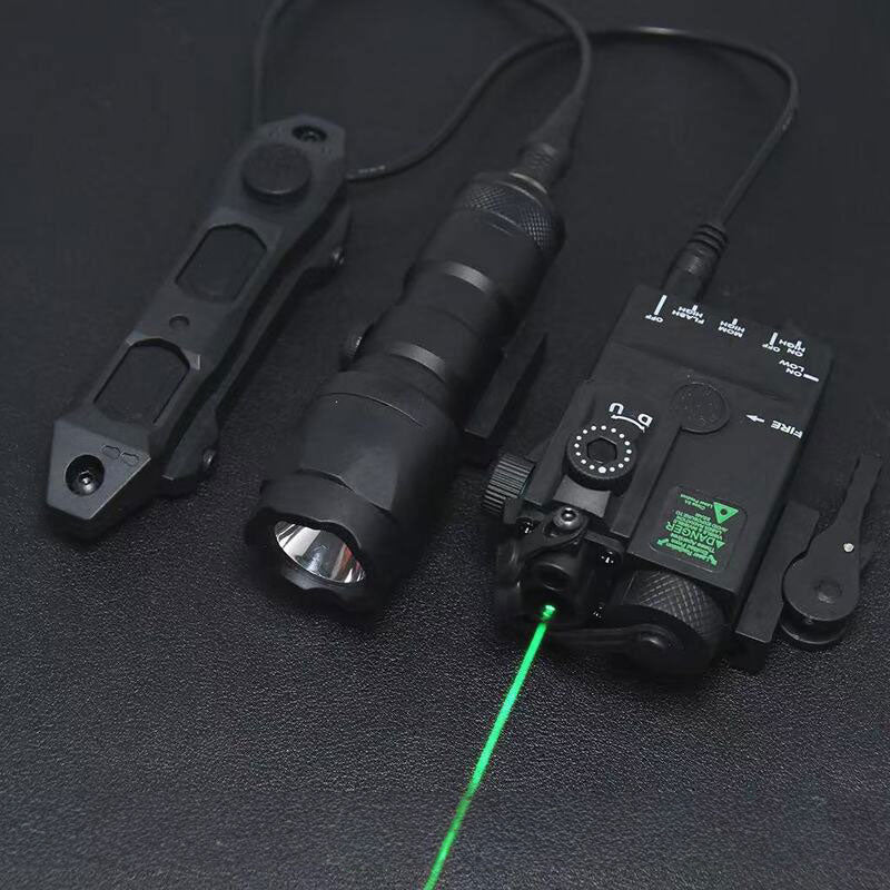 MINI-A2 PEQ15 Laser & Tactical Light - 20MM Picatinny Rail Mount, Red/Green.