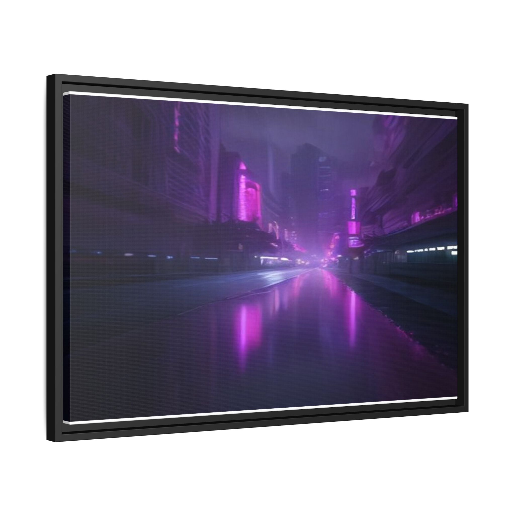 Las Vegas Neon Night Canvas Wall Art Print Ready to Hang