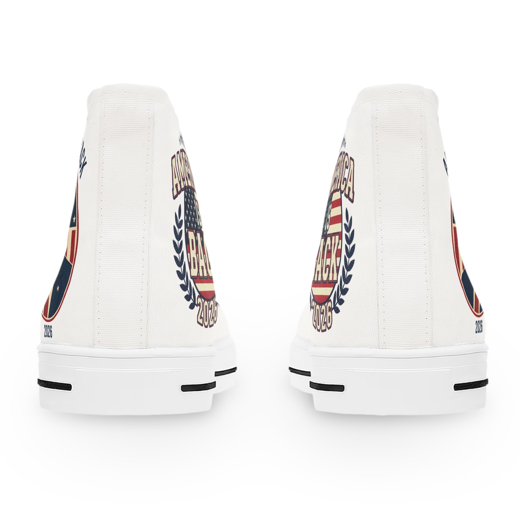 Patriotic 'America Is Back' Women's High Top Sneakers