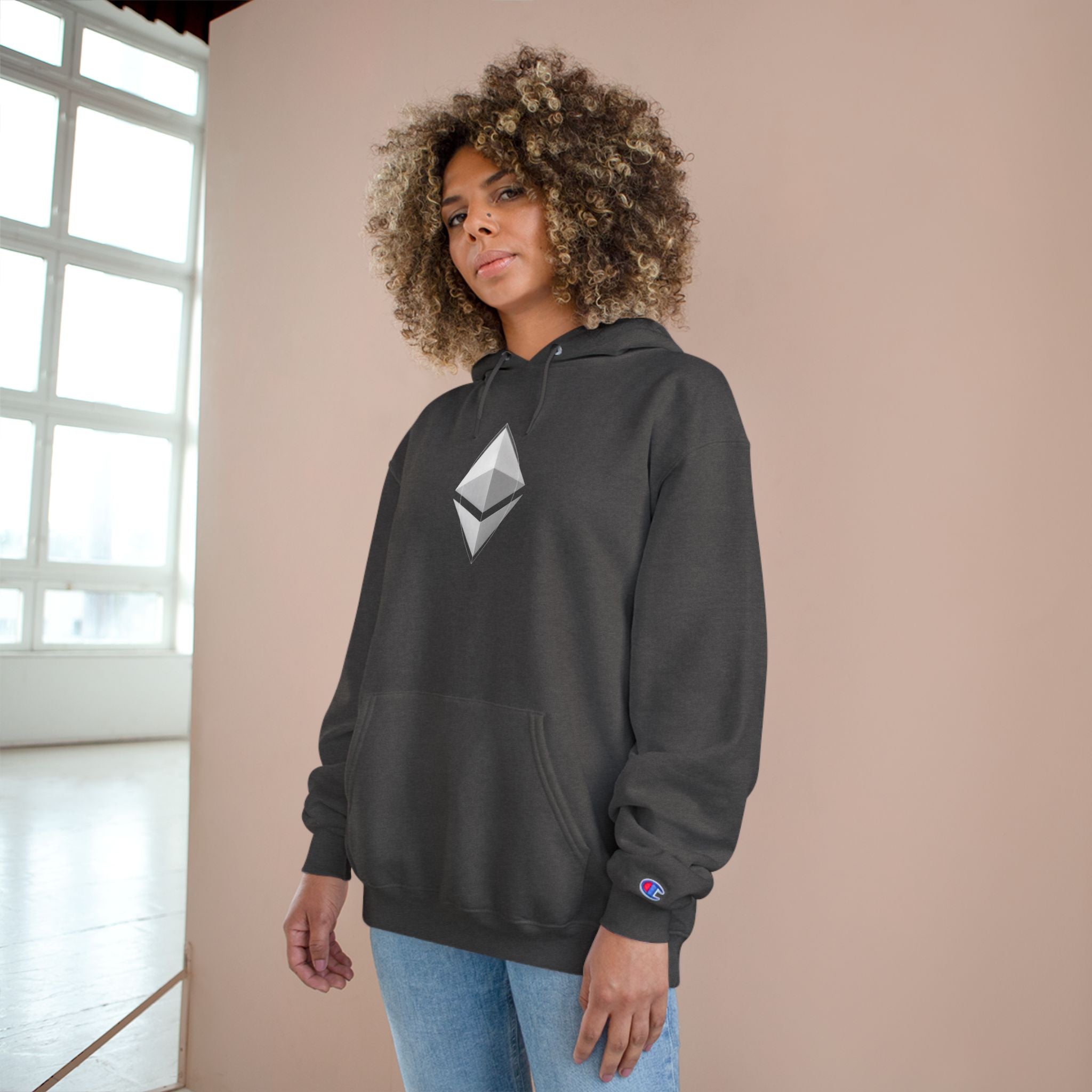 Ethereum Logo Hoodie — Crypto Champion Pullover Very Comfortable