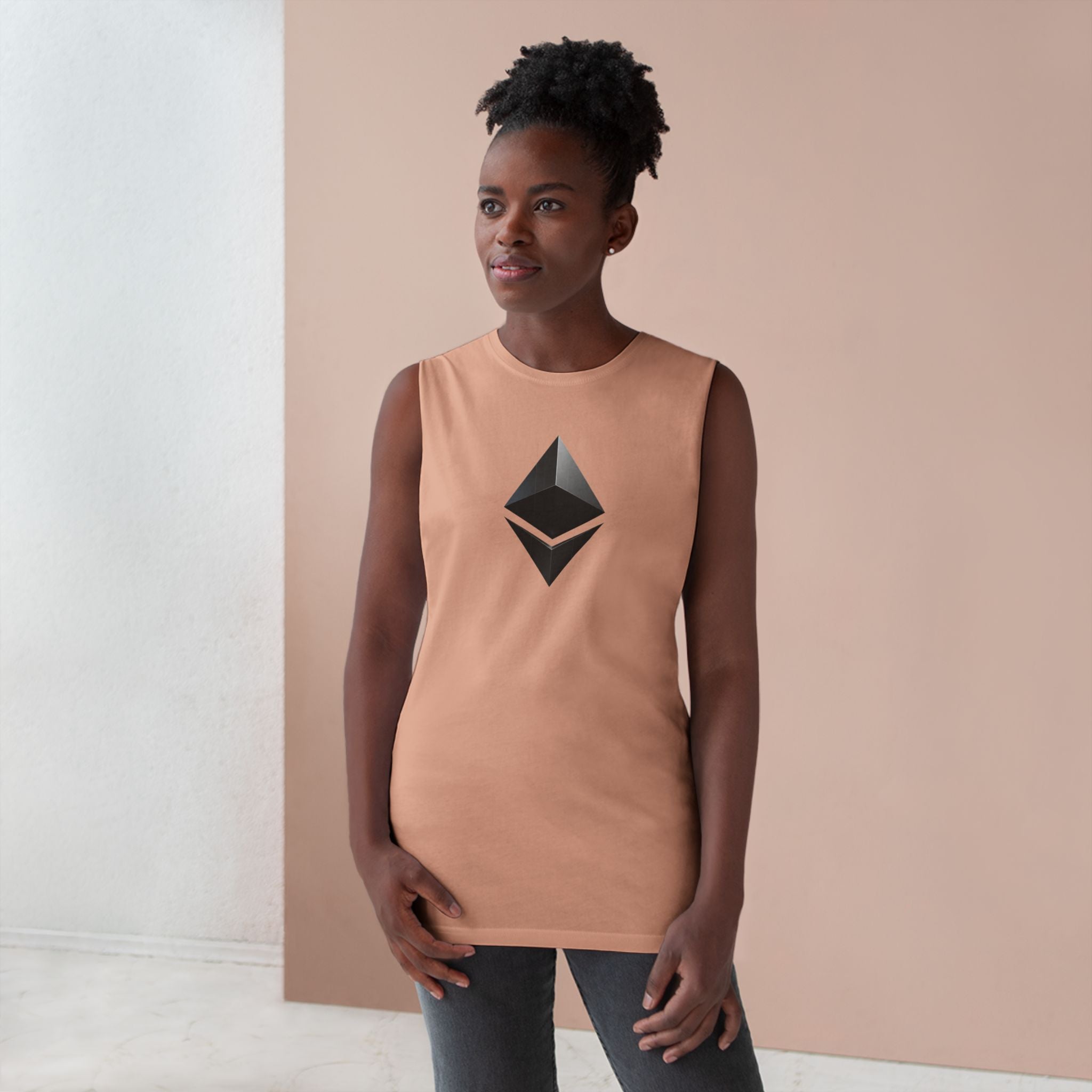 Ethereum Symbol Tank Top — Crypto Logo Sleeveless Shirt